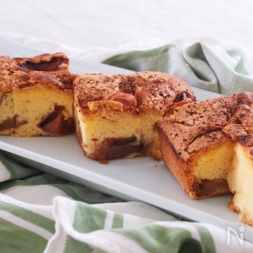 米粉で「ふんわり♪りんごケーキ」