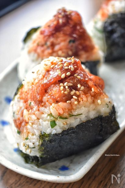 男子が喜ぶ♡がっつり旨辛♡ヤンニョムチキンdeおにぎり♡