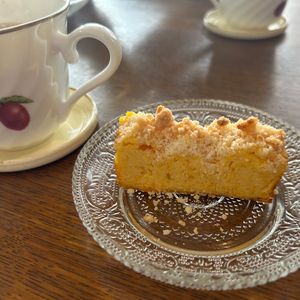 867471の作ってみた!投稿(クランブルかぼちゃチーズケーキ【砂糖・生クリームなし】)