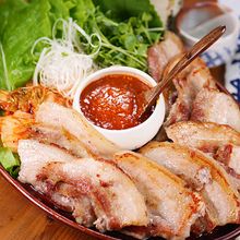 お盆にピッタリ😋特製甘辛味噌のサムギョプサル(韓国焼肉)
