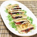 薄揚げのカリカリ梅昆布のはさみ焼き