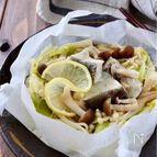 フライパンで＊鱈とキャベツのバタぽん蒸し焼き