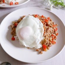 彼が本格的な味に驚いた！実は家にある調味料で！ガパオライス