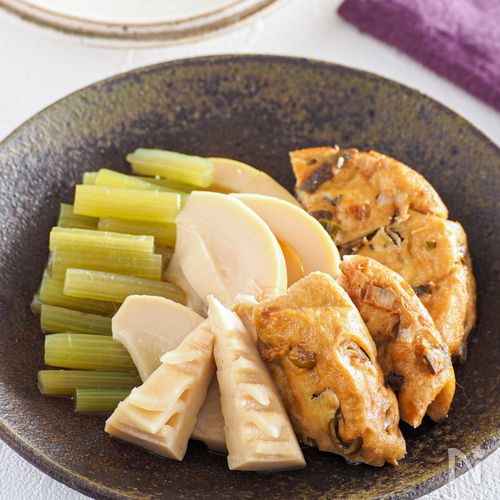 【蕗と筍とがんもの炊き合わせ】春野菜でおいしくデトックス