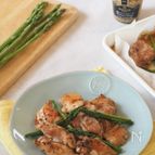 オーブンで10分！【鶏肉とアスパラの粒マスタード焼き】