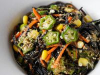 火不使用！『オクラひじき』オクラも茹でない激うま3分副菜