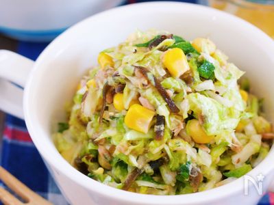 春キャベツとツナの塩昆布コールスロー 無限 ヘルシー By ｙｕｕ レシピサイト Nadia ナディア プロの料理家のおいしいレシピ