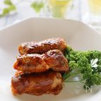 白菜キムチの豚肉巻き