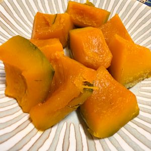 綾鷹ルイの作ってみた!投稿(裏ワザで激的ホクホク！かぼちゃの煮物)