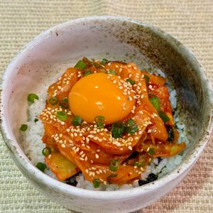 すみの作ってみた!投稿(辛うま☆サーモンキムチユッケ)