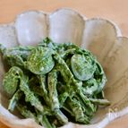 簡単！こごみの味噌マヨ和え