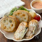 新食感！これはハマる【れんこんと海老のミルフィーユカツ】