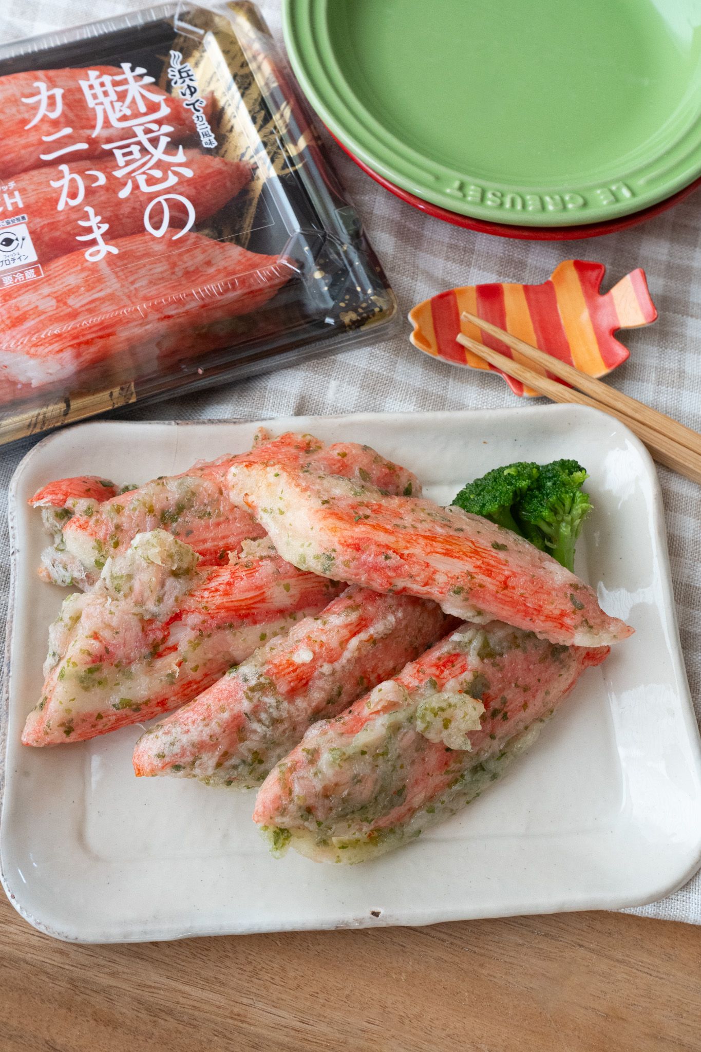 カニかまの磯辺揚げ紅生姜味【魅惑のカニかま】 | レシピサイトNadia