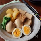 厚揚げと玉子のシンプル煮物
