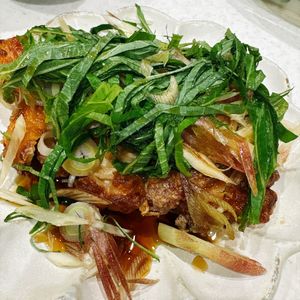 むぎの作ってみた!投稿(やわらかジューシー♩薬味たっぷり揚げ鶏)
