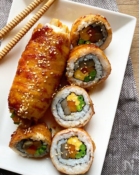 子供も喜ぶ！肉巻き寿司