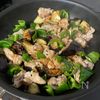 ご飯が進む【豚こまとナスピーマンの甘味噌炒め】の工程2