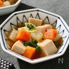 【高野豆腐と野菜の煮物】栄養満点！ダイエットに◎