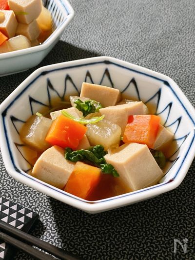 栄養素が詰まった 高野豆腐と野菜の煮物 By みいこ レシピサイト Nadia ナディア プロの料理家のおいしいレシピ