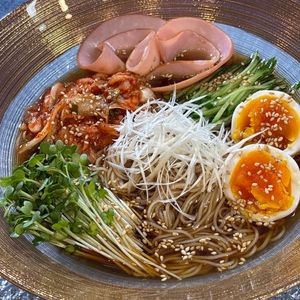 楽ラク手抜キッチン🐶🐾の作ってみた!投稿(簡単さっぱり！冷麺風そうめん)