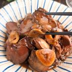 5分でしっとり柔らか♡鶏レバーのはちみつ醤油煮