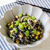 【ひじきと枝豆コーンのサラダ】植物油・砂糖不使用