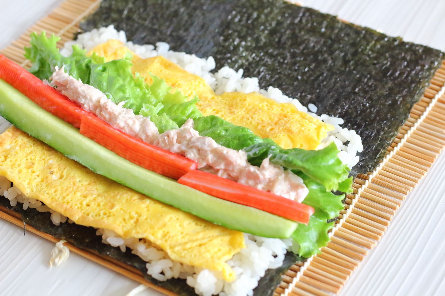 うま味たっぷりサラダ巻き | レシピサイトNadia