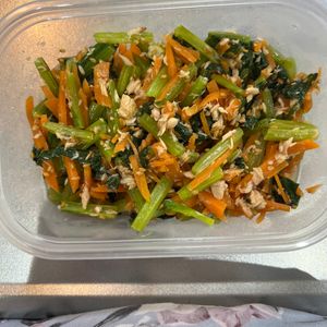 ぺんぎん?の作ってみた!投稿(見栄え抜群☆小松菜とツナの旨味サラダ)