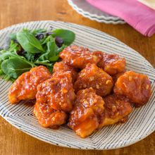 焼肉のたれでうま辛！やみつき鶏チリ