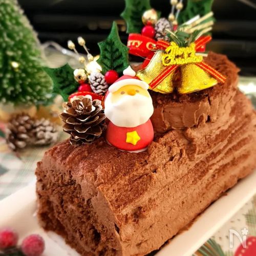 おからで作れる!ブッシュドノエル☆クリスマス♪