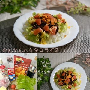 クラ蔵の作ってみた!投稿(かんてん入り！タコライス)