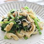 小松菜と油揚げの白だし炒め