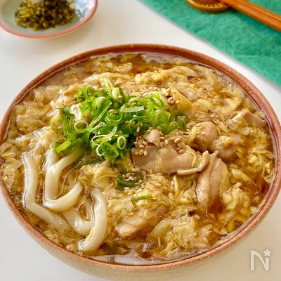 『ふわふわ親子うどん』とろーりほっこり!