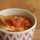 簡単5分！トマトと卵のとろみコンソメスープ