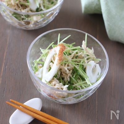 切り干し大根と豆苗のサラダ