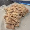【鶏皮と筍のピリ辛煮】シャキッとぷるん♪ おつまみに最高！の工程1