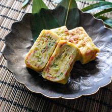 簡単！カニカマと豆苗の玉子焼き◎お弁当に♪