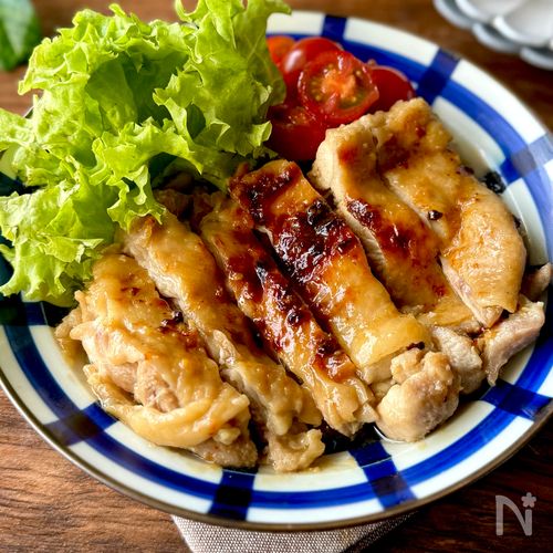 レンジで7分！一皿で完結♪【味噌マヨチキン】