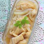 うすあげとたまねぎの含め煮