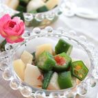 オクラ＆長芋と筍のエスニックサラダ