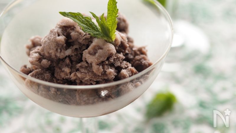 ココアミントシャーベット By 玉田 悦子 レシピサイト Nadia ナディア プロの料理家のおいしいレシピ