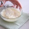 バスク風チーズケーキ🧀ギリシャヨーグルトで作るかる~い食感の工程2