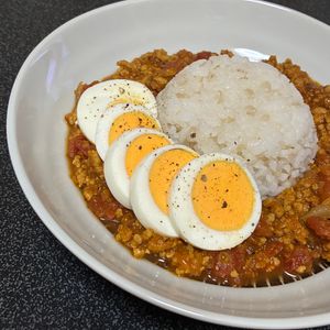 𝙼𝚊𝚜𝚊の作ってみた!投稿(無水で作る！トマト缶キーマカレー)