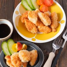 【とりわけ幼児食】簡単衣づけ♩ささみひとくちカツ