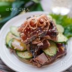 カツオのニンニク生姜の塩ダレ＼うま〜♡／