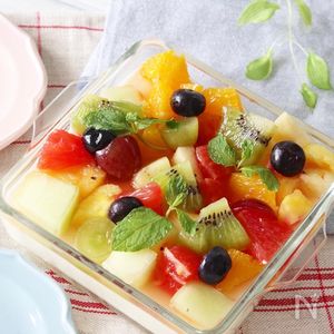 混ぜるだけ簡単！とろ～りパンナコッタ&マチェドニア | レシピサイトNadia