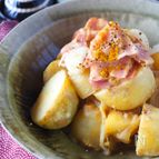 カレー風味のベーコンじゃが【牛乳で旨味アップ減塩効果】