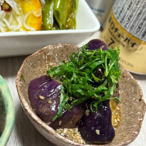 みーこの作ってみた!投稿(レンチン5分！【とろとろなすの中華和え】)