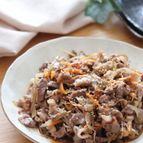 ご飯も進む大満足な主菜♡牛こま入りきんぴら