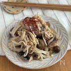 レンジで簡単！鯖とキノコのマリネ